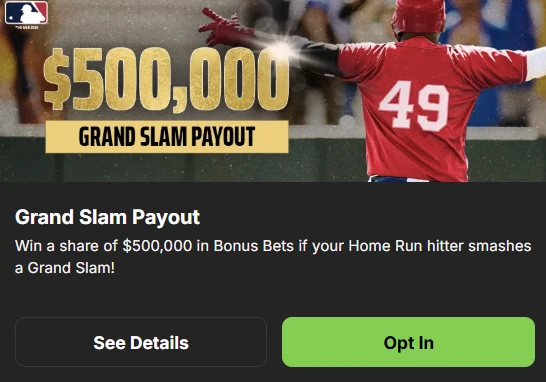 Example sportsbook promotional offer